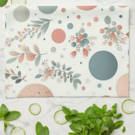 Pano De Prato Bola em Cute com Folhas