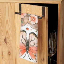 Pano De Prato Borboletas, Corações e Flores