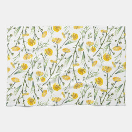 Pano De Prato Botões de ouro