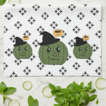 Cactus Witch "Não um Hugger" Halloween