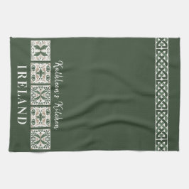 Pano De Prato Celtic Azulejos Ireland Personalizado