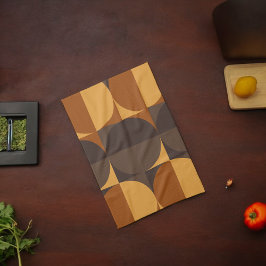 Pano De Prato Círculos castanhos