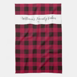 Pano De Prato Classic Buffalo Check Family Cabin