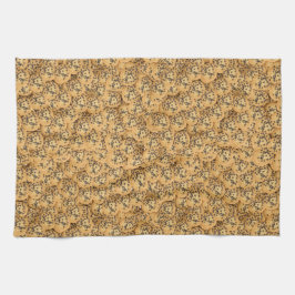 Pano De Prato Classic Chocolate Chip Cookies Pattern Towel