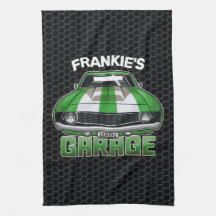 Clássico Americano do NOME Personalizado Garagem d