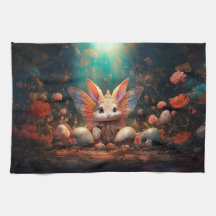 Coelhinho felz pascoa com ovos de Páscoa