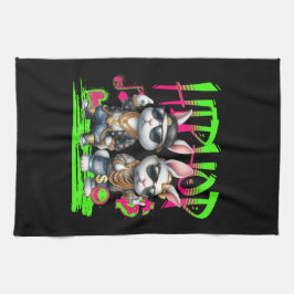 Pano De Prato Coelhinhos Hip Hop