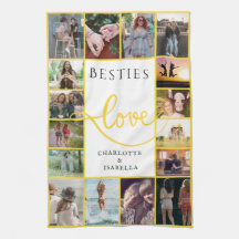 Colagem de 16 Fotos para Besties para Sempre com n