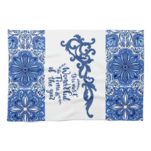 Conjunto de toalhas Blue Mandala Bath