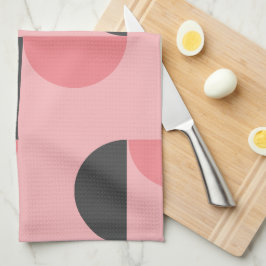 Pano De Prato Cor-de-rosa e cinzas modernas do século médio