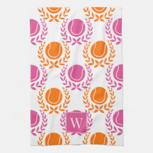 Coroa de Louros de Tênis Preppy - Laranja e Rosa V