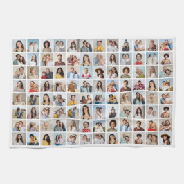 Pano De Prato Crie Sua Própria Cor Editável Da Colagem De Fotos 