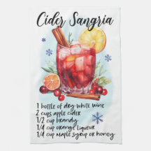 Cute Cider Sangria Receita da Bebida de Natal