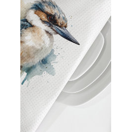 Pano De Prato Cute Kookaburra em uma filial, personalizado