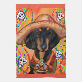PANO DE PRATO DACHSHUND    