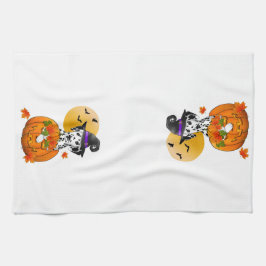 Pano De Prato Dalmaciano Spooky Halloween