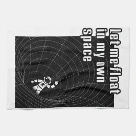 Pano De Prato Deixe-me flutuar no meu próprio espaço