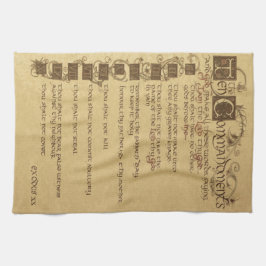 Pano De Prato dez mandamentos