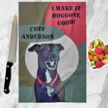 Doce Lab Pitbull Mix Dog Faz Um Bom Chef