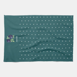 Pano De Prato Doces Aromas-Aromáticos, pintados à mão