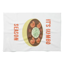 É Gumbo Season Kitchen Towel
