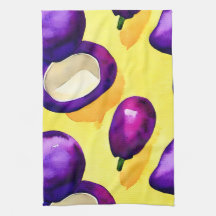 EggPlant - Kitchen Tea Towel
