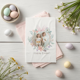 Pano De Prato Elegant Pastel Easter Photo Kitchen Towel