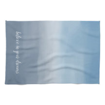 Enfumaçado Azul Ombro Aquarela