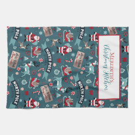 Pano De Prato Espírito do Polo Norte - Natal para Papais noeis F