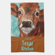 "Eu administro uma cozinha do Texas" vaca