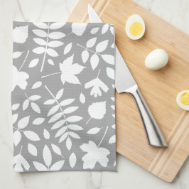 Pano De Prato Fallen deixa branco-padrão em Cinzas