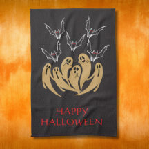 Fantasmas e Morcegos Especializados no Halloween