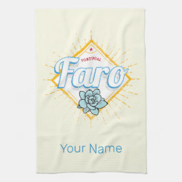 Pano De Prato Faro Algarve Portugal Retro Succults Vintage