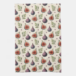 Pano De Prato Feigen- Blätter- Muster