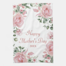 Feliz Dia das Mães Rosa Floral Cor-de-Rosa Persona