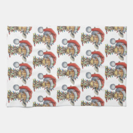 Pano De Prato Festivo Giraffe