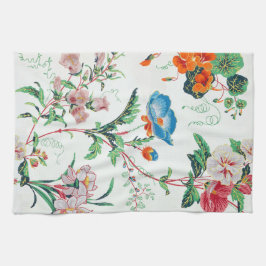 Pano De Prato Flores Botânicas Florais Selvagens França 1830