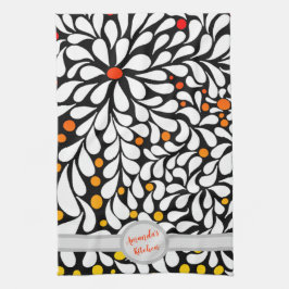 Pano De Prato Flores modernas e personalizadas, impressão quente