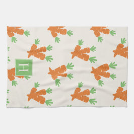 Pano De Prato Folk Art Carrot Scatter