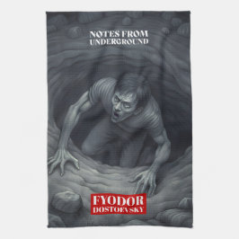 Pano De Prato Fyodor Dostoevsky cita escritores russos