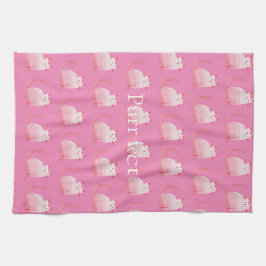 Pano De Prato Gato Puro Rosa