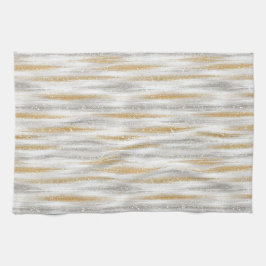 Pano De Prato Gold Silver Christmas Celebration