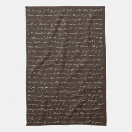 Pano De Prato Hail Mary Hand Towel