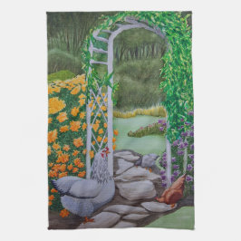 Pano De Prato Happy Chicken Park