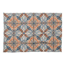 Inspirado turco: Marinho texturizado e Terracotta