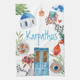 Pano De Prato Karpathos Breeze Kitchen Towel