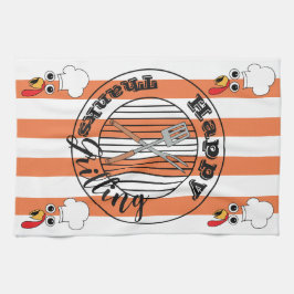 Pano De Prato Kitchen Towel "Happy Graças Griling"
