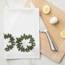 Kitchen Towel - Mortes por Holly Leaves