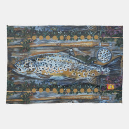 Pano De Prato Kökshandduk Skitfiske