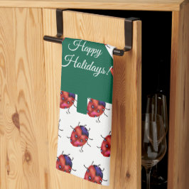 PANO DE PRATO LADYBUG ART